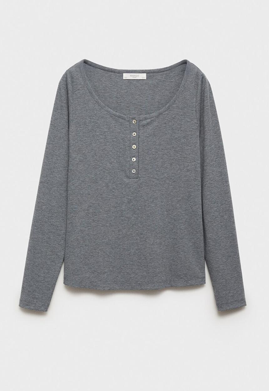 MANGO - Pyjama t-shirt balance- grey