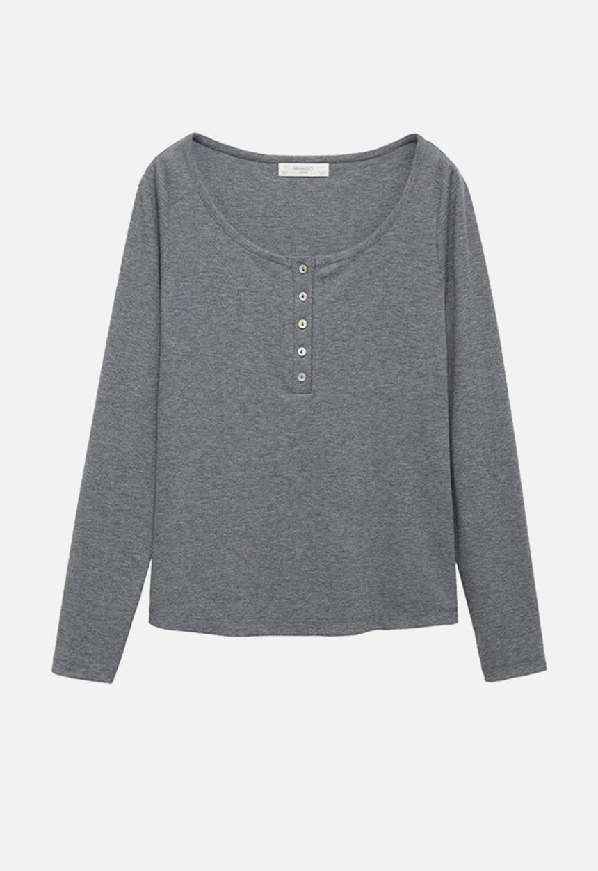 MANGO - Pyjama t-shirt balance- grey