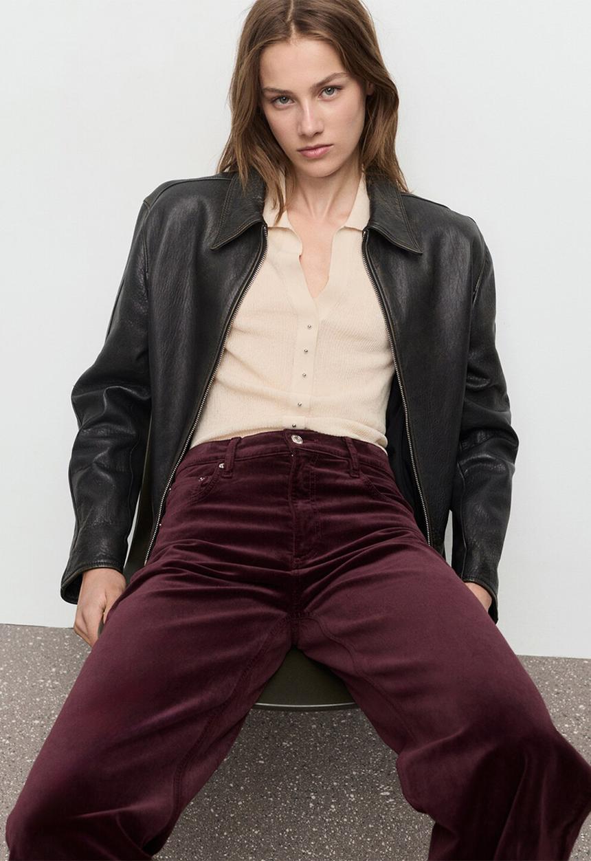 MANGO - Jeans siracusa - dark red