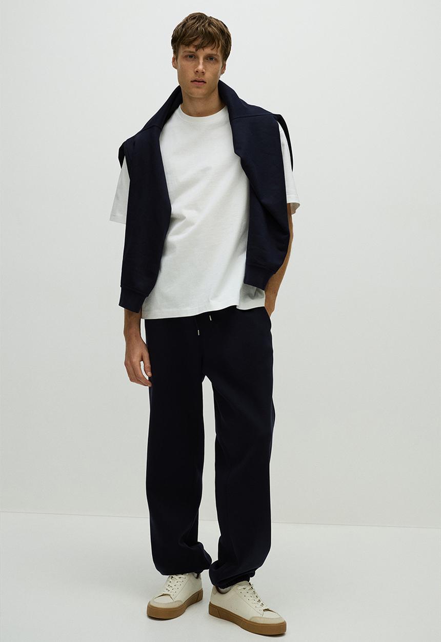 H&M - Relaxed fit sweatpants - dark blue