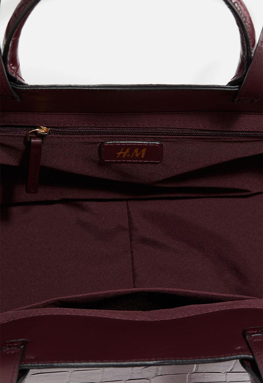 H&M - Shopper - burgundy 