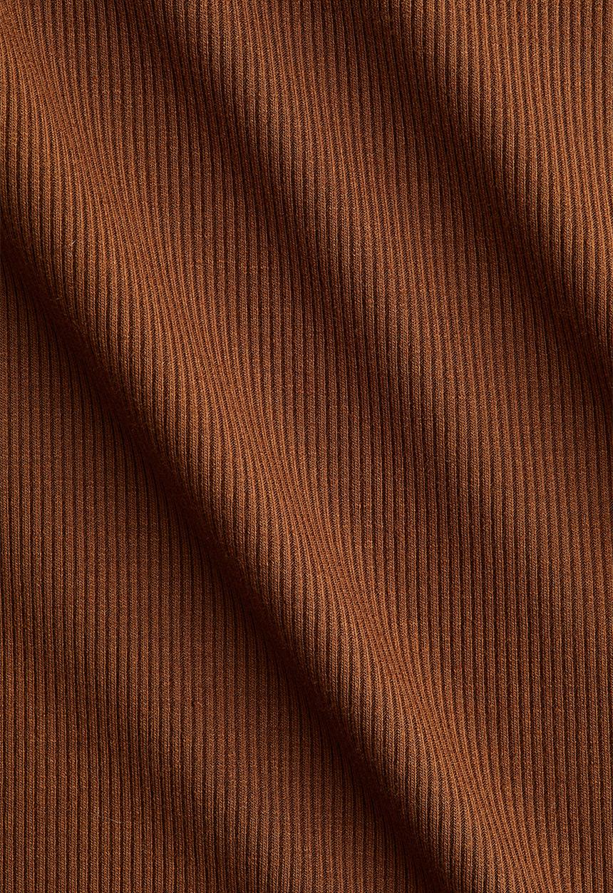 H&M - Stand-collar vest top - brown