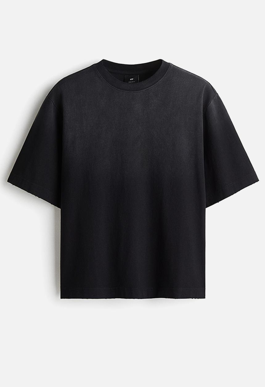 H&M - Oversized fit t-shirt - black