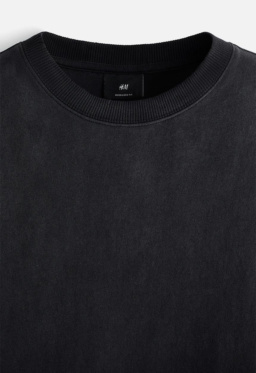H&M - Oversized fit t-shirt - black