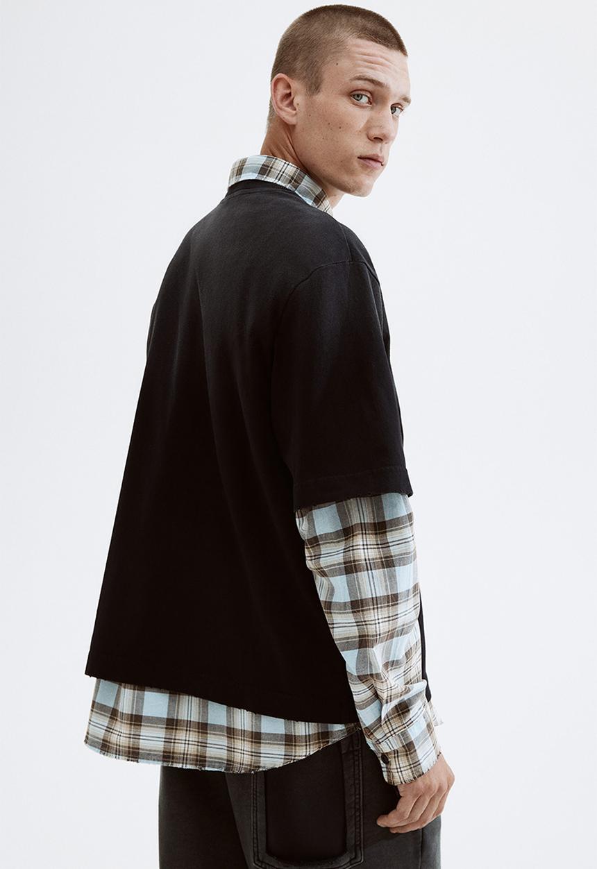 H&M - Oversized fit t-shirt - black