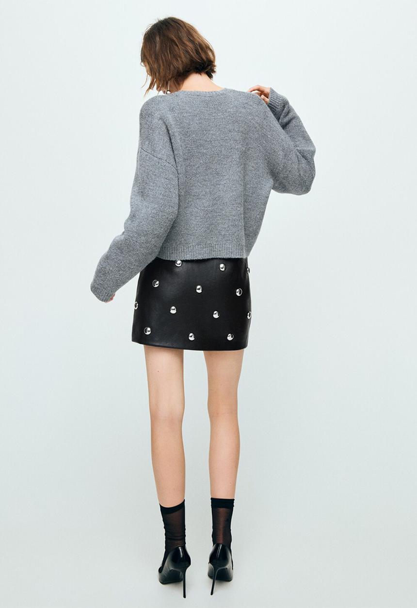 MANGO - Skirt carla - black