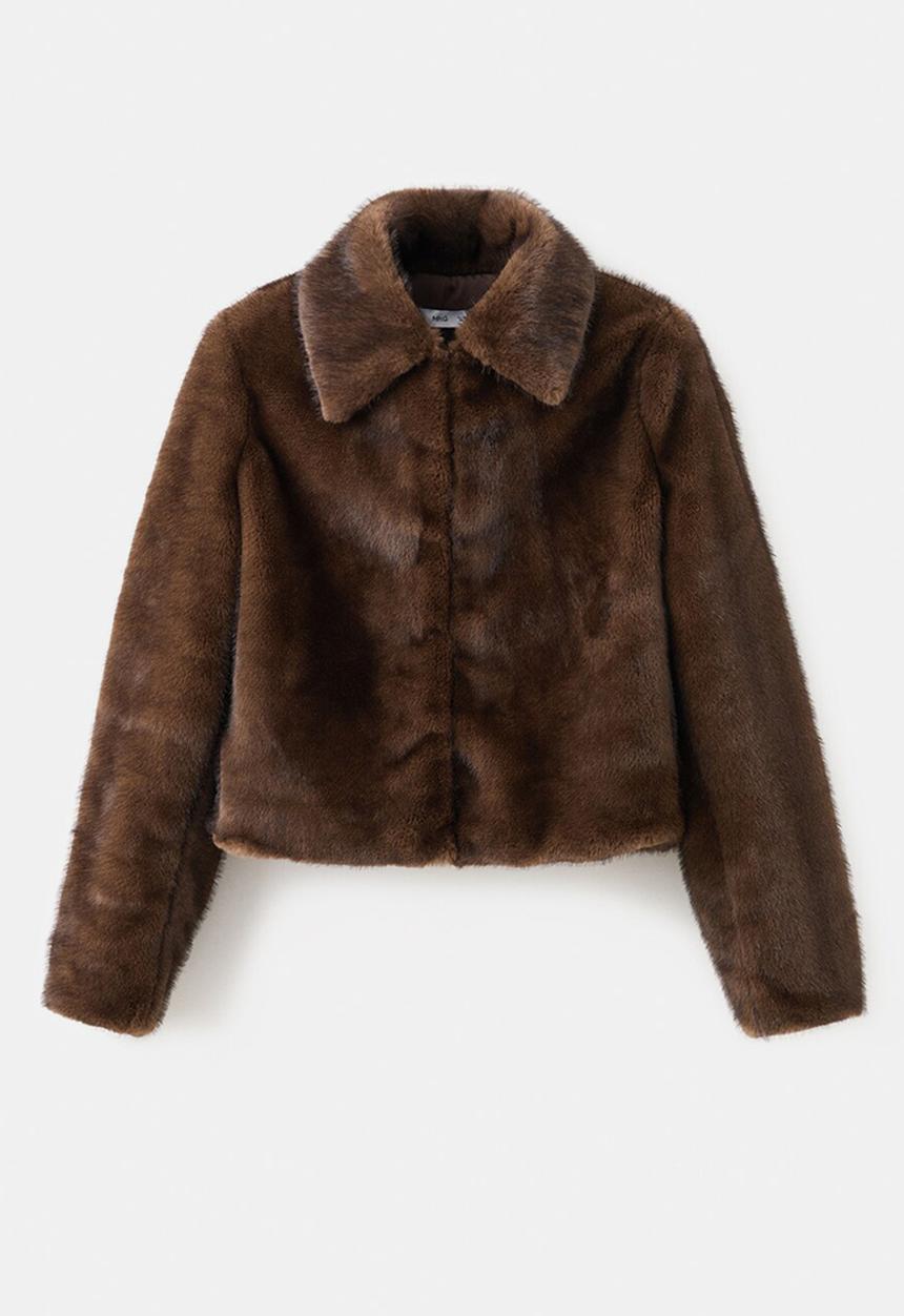 MANGO - Jacket xbruna - brown
