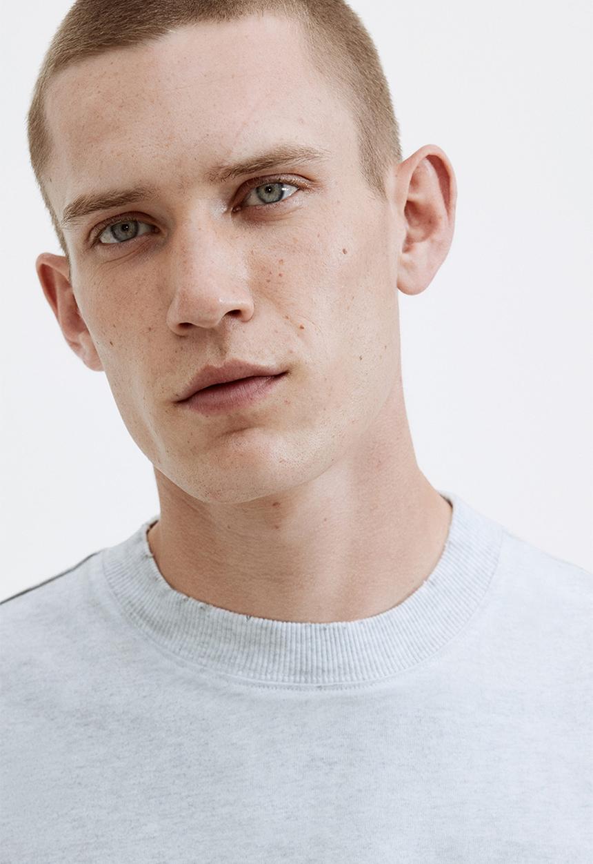 H&M - Oversized fit t-shirt - grey marl