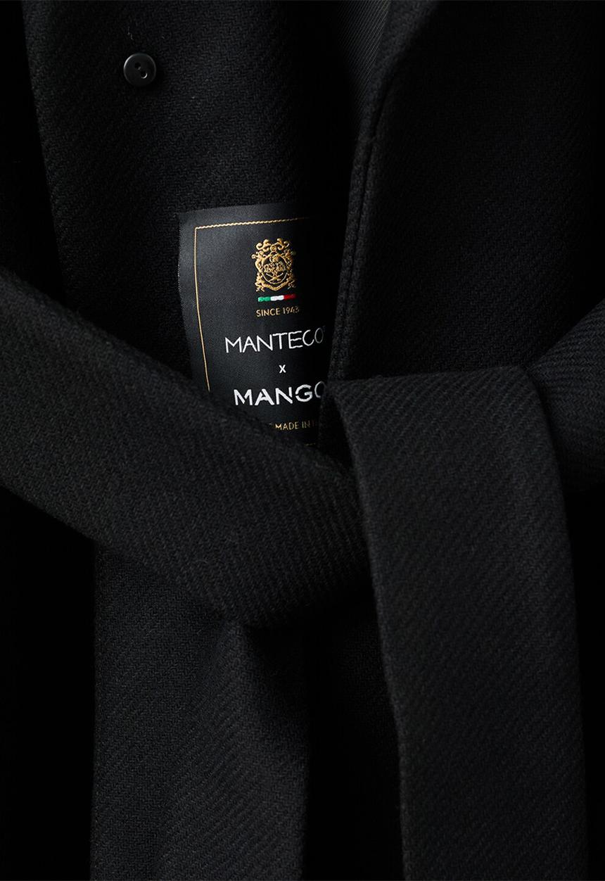 MANGO - Coat dolce - black