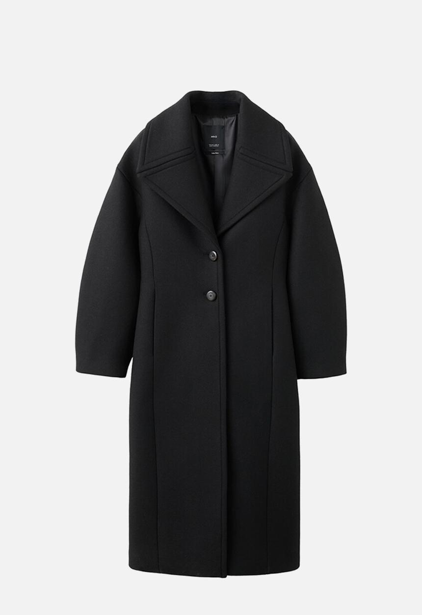 MANGO - Coat nohi - black