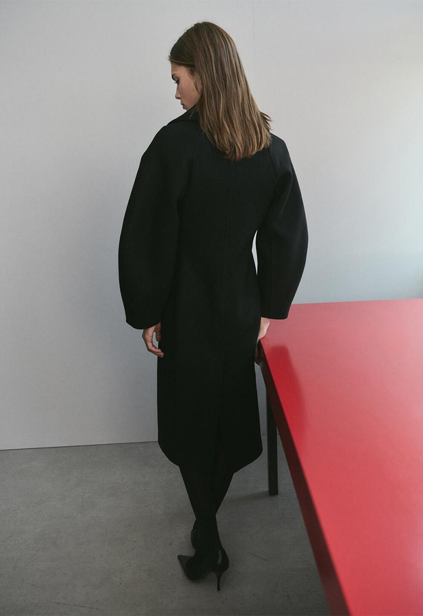 MANGO - Coat nohi - black