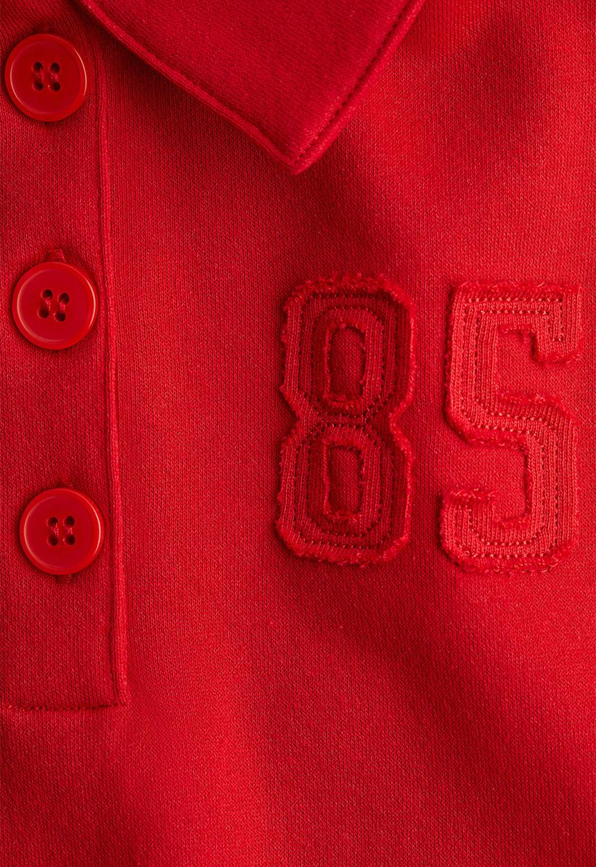 H&M - Loose-fit polo shirt - bright red/85 