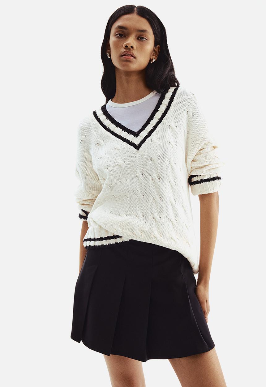 H&M - Pleated skirt - black