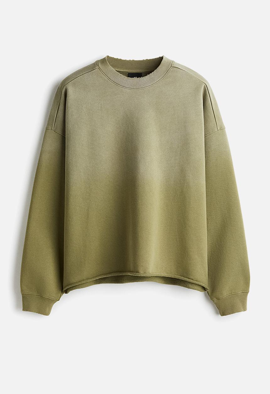 H&M - Oversized fit washed sweatshirt - green