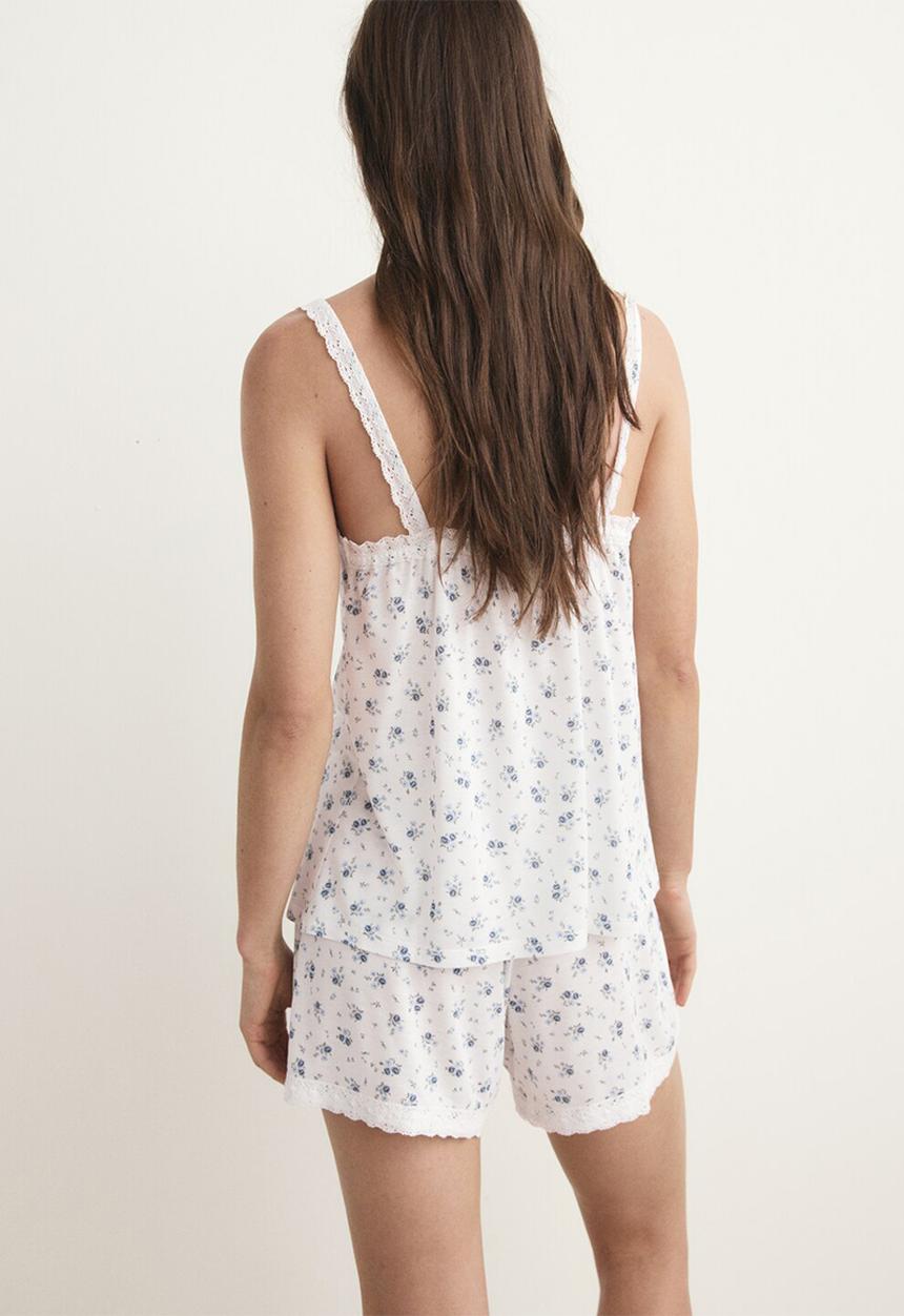 MANGO - Pyjama top ario- white