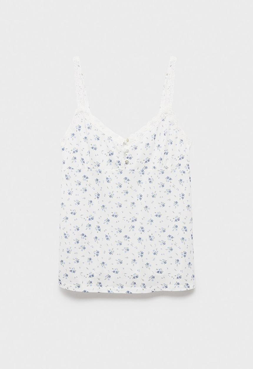 MANGO - Pyjama top ario- white