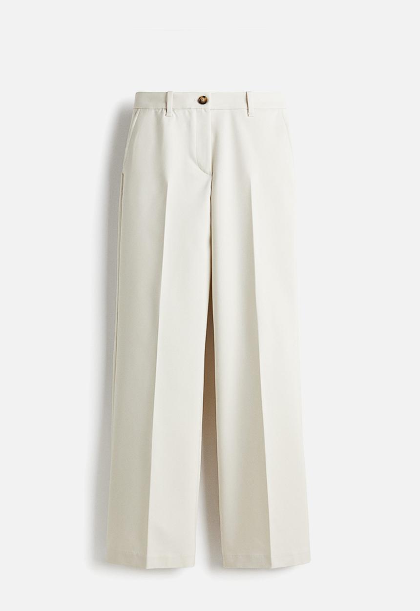 H&M - Bootcut trousers - white
