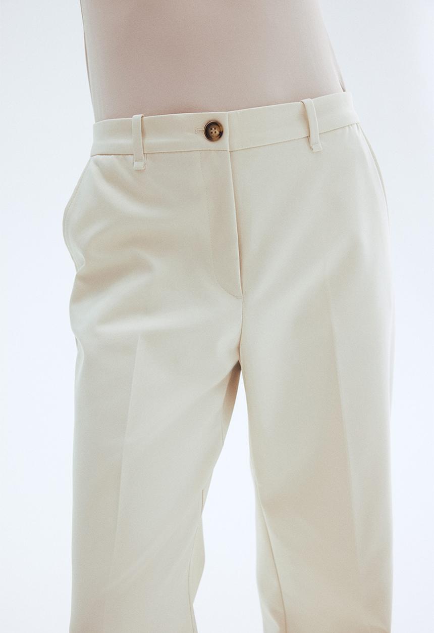 H&M - Bootcut trousers - white