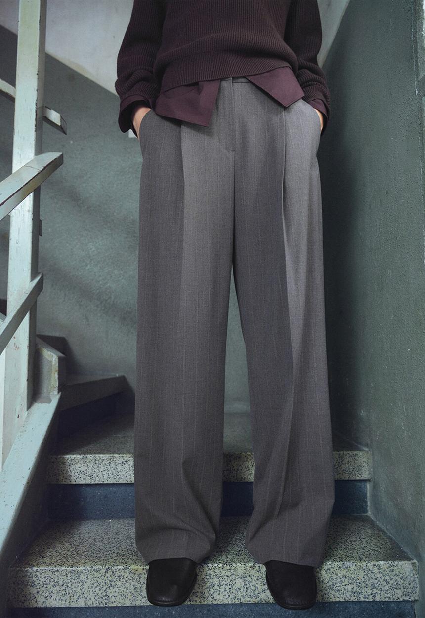 MANGO - Trousers gabo - lt pastel grey