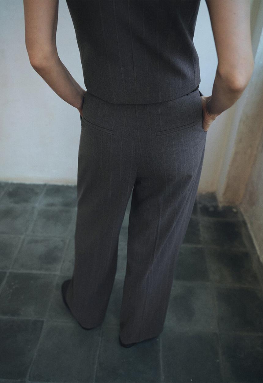 MANGO - Trousers gabo - lt pastel grey