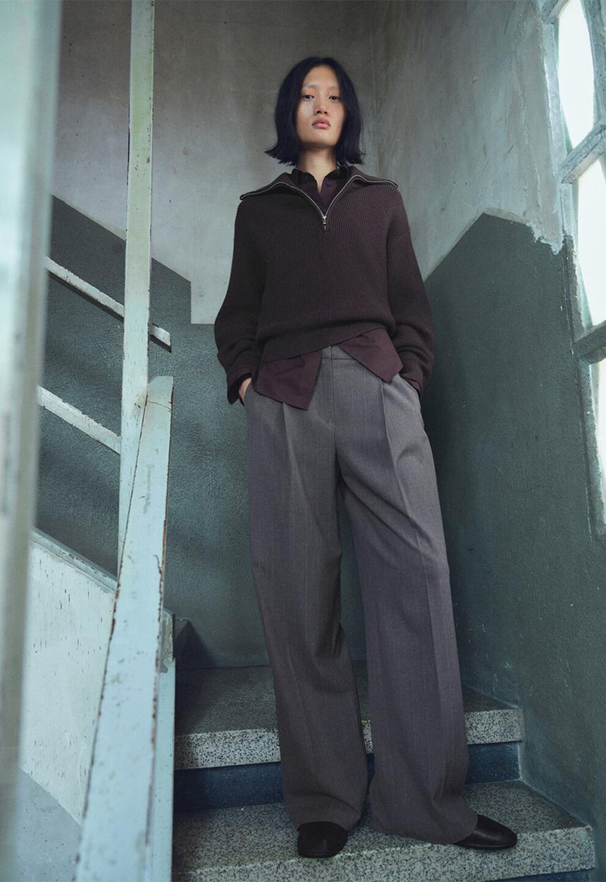 MANGO - Trousers gabo - lt pastel grey