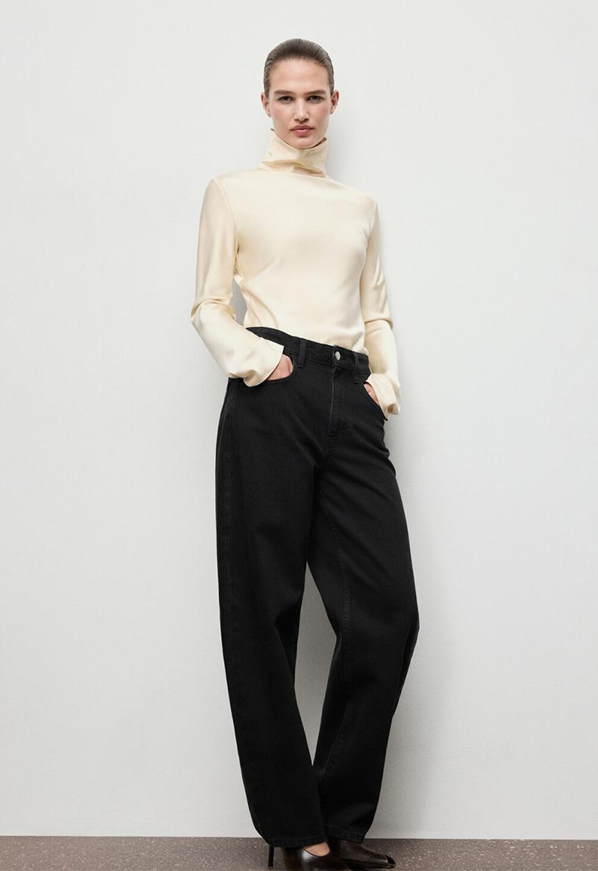 MANGO - Jeans bet - open gray