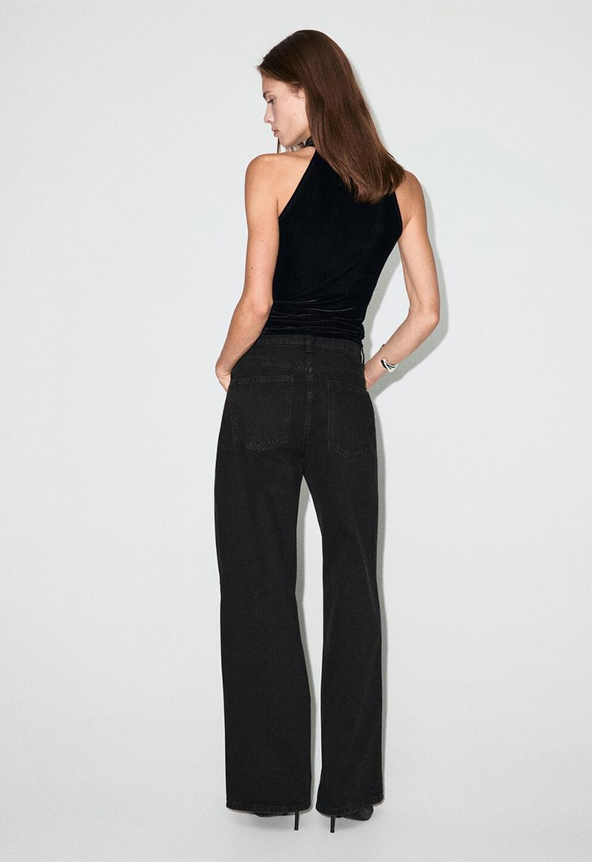 MANGO - Jeans malene - open gray