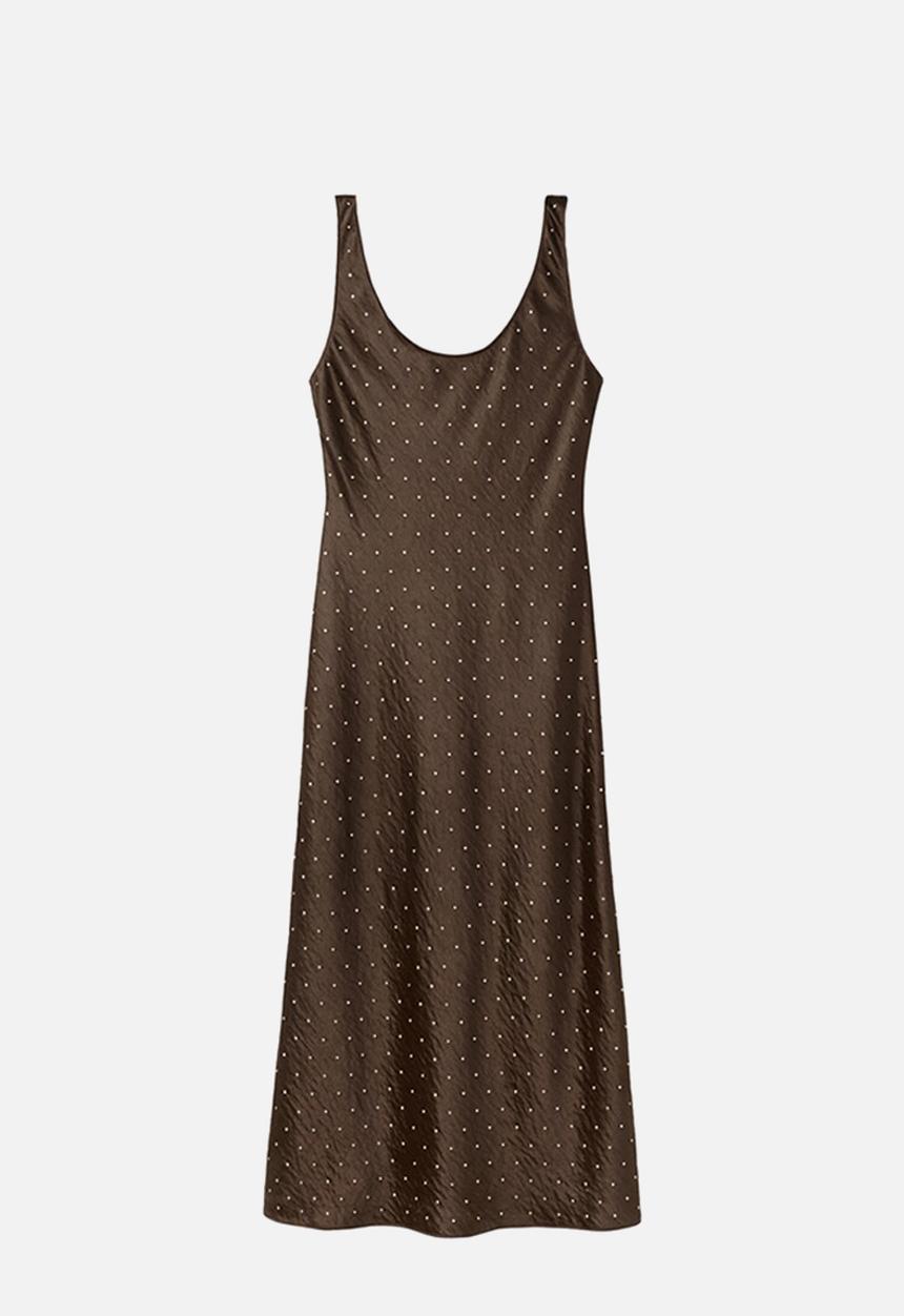 MANGO - Dress pride - brown