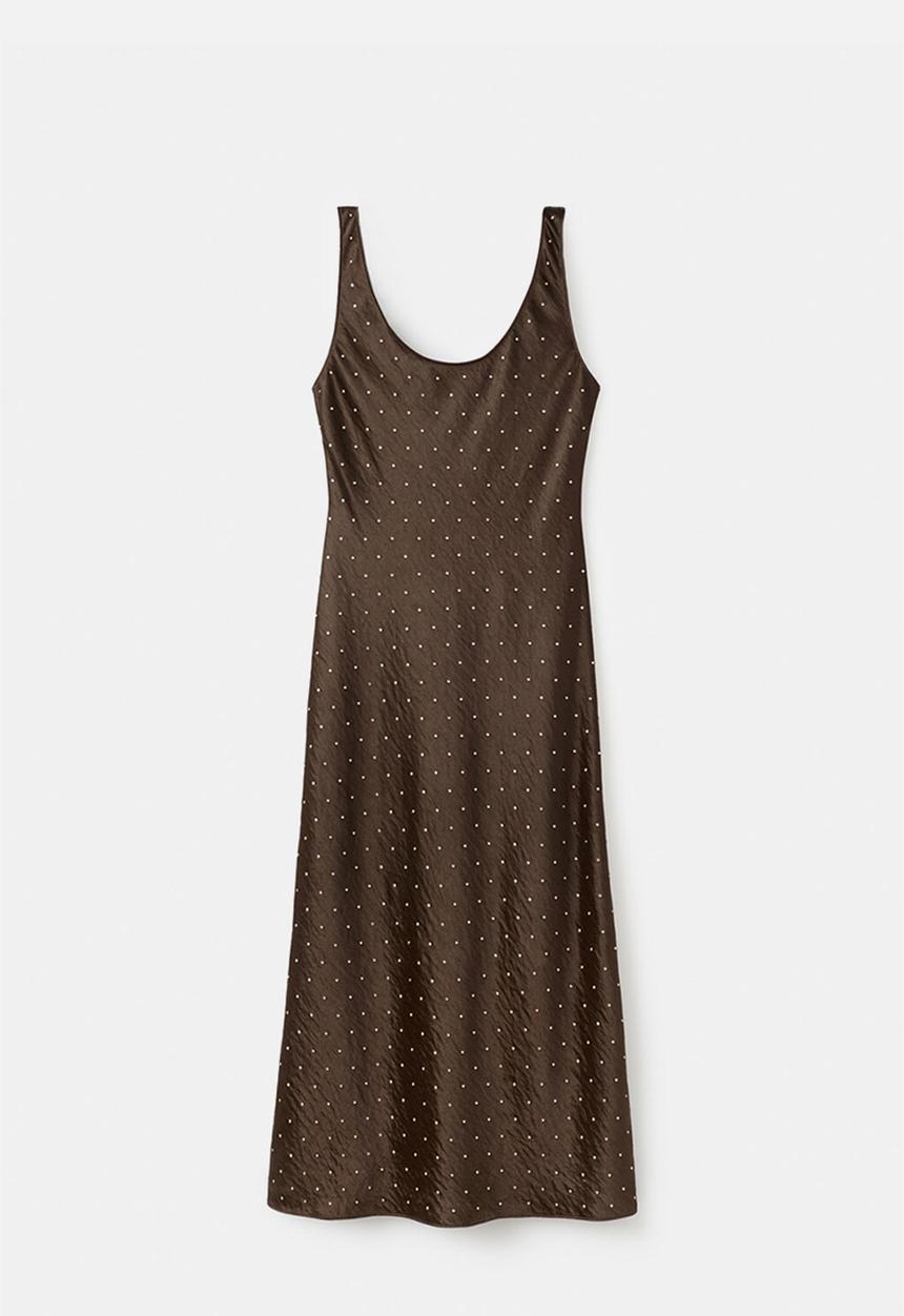 MANGO - Dress pride - brown