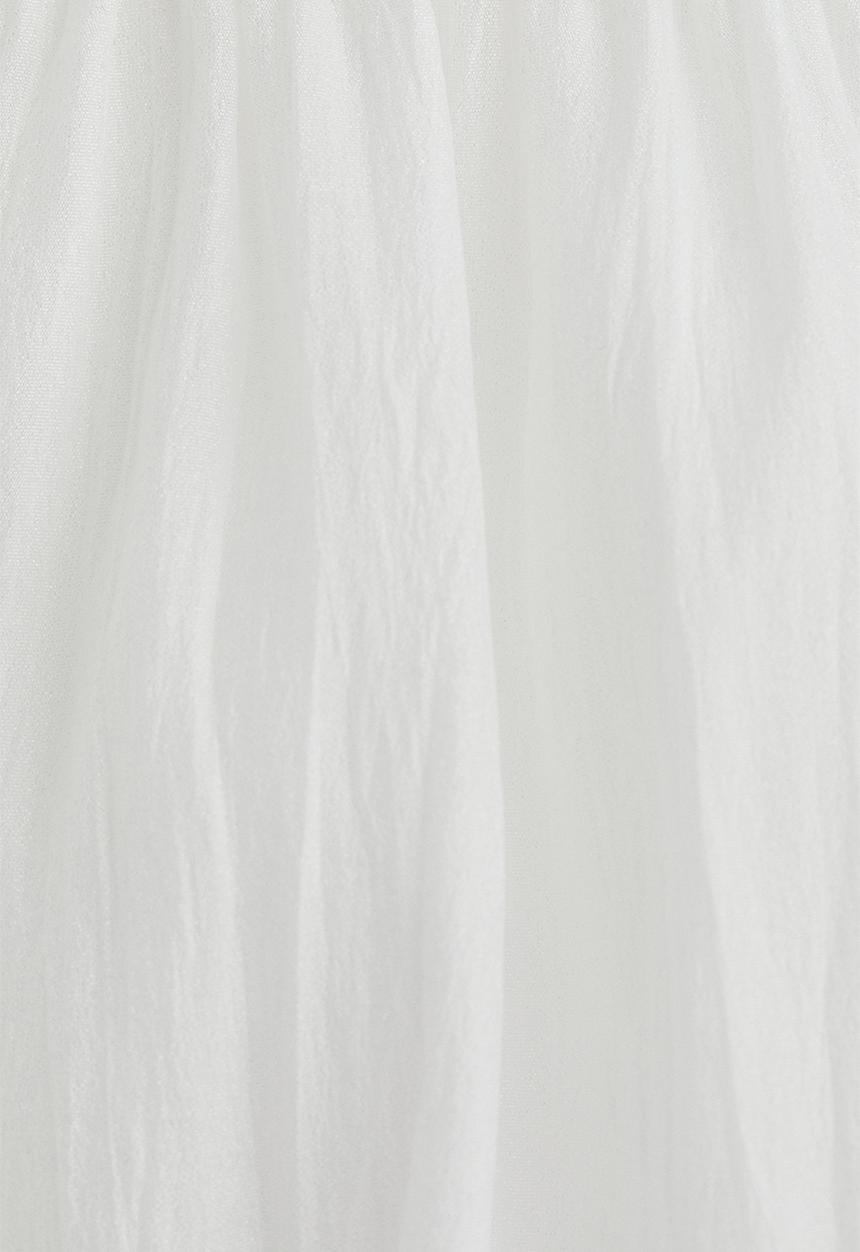 H&M - Bubble-hem top - white