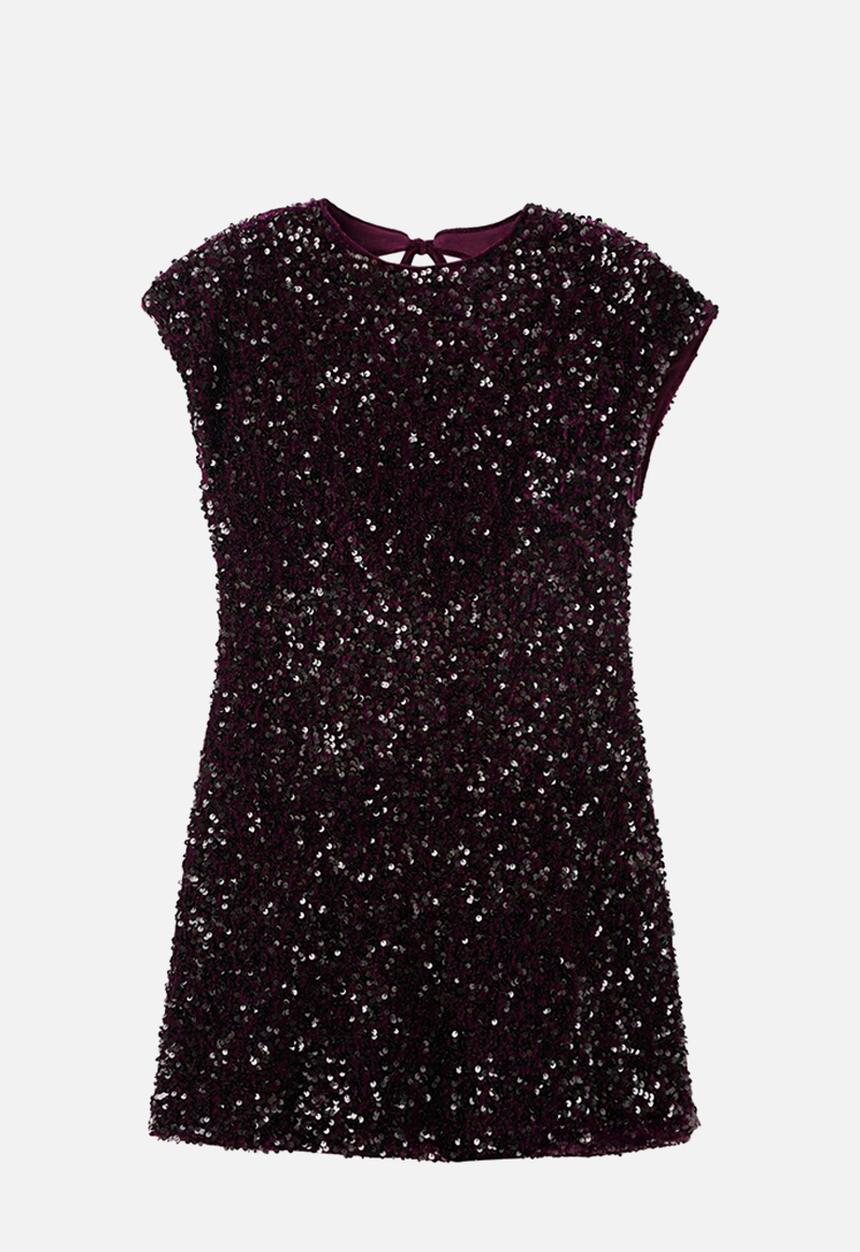 MANGO - Dress xwill - dark red