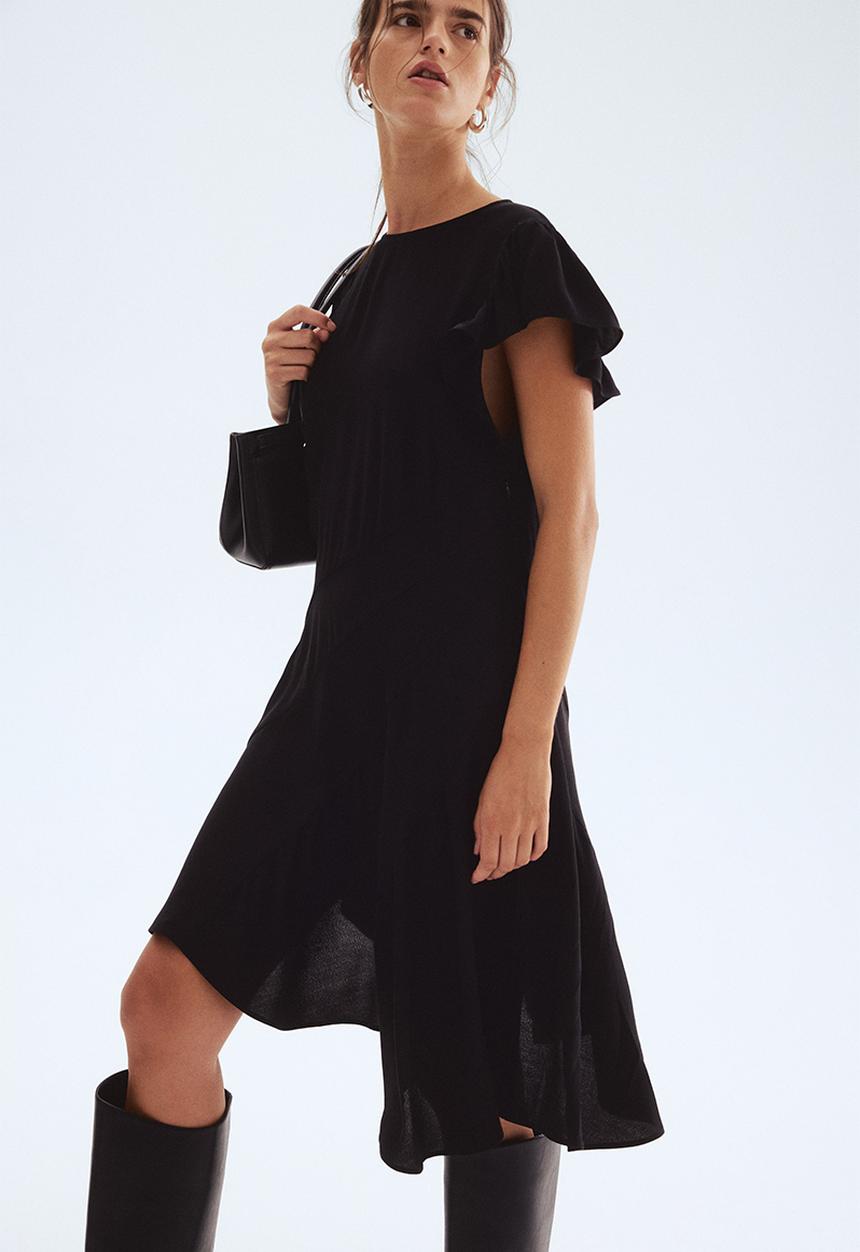 H&M - Asymmetric dress - black