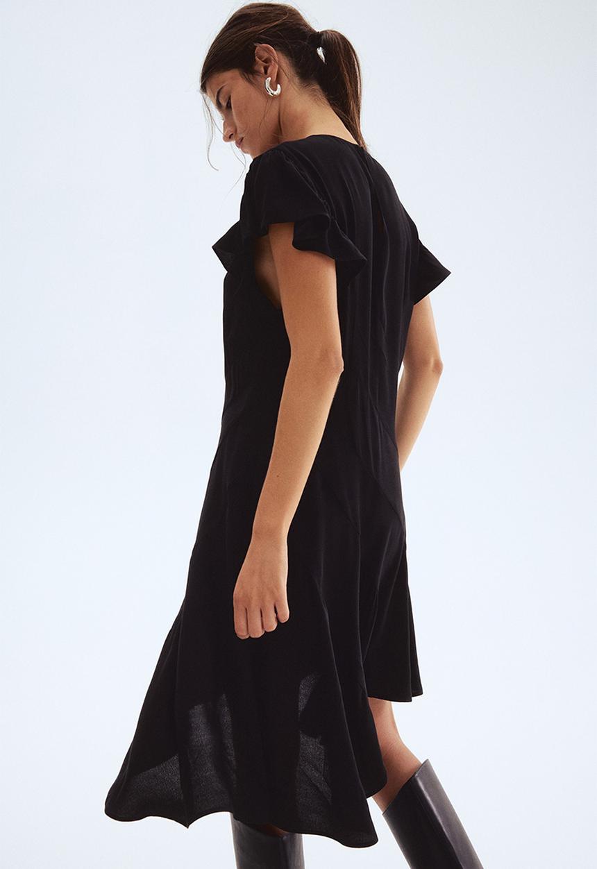 H&M - Asymmetric dress - black
