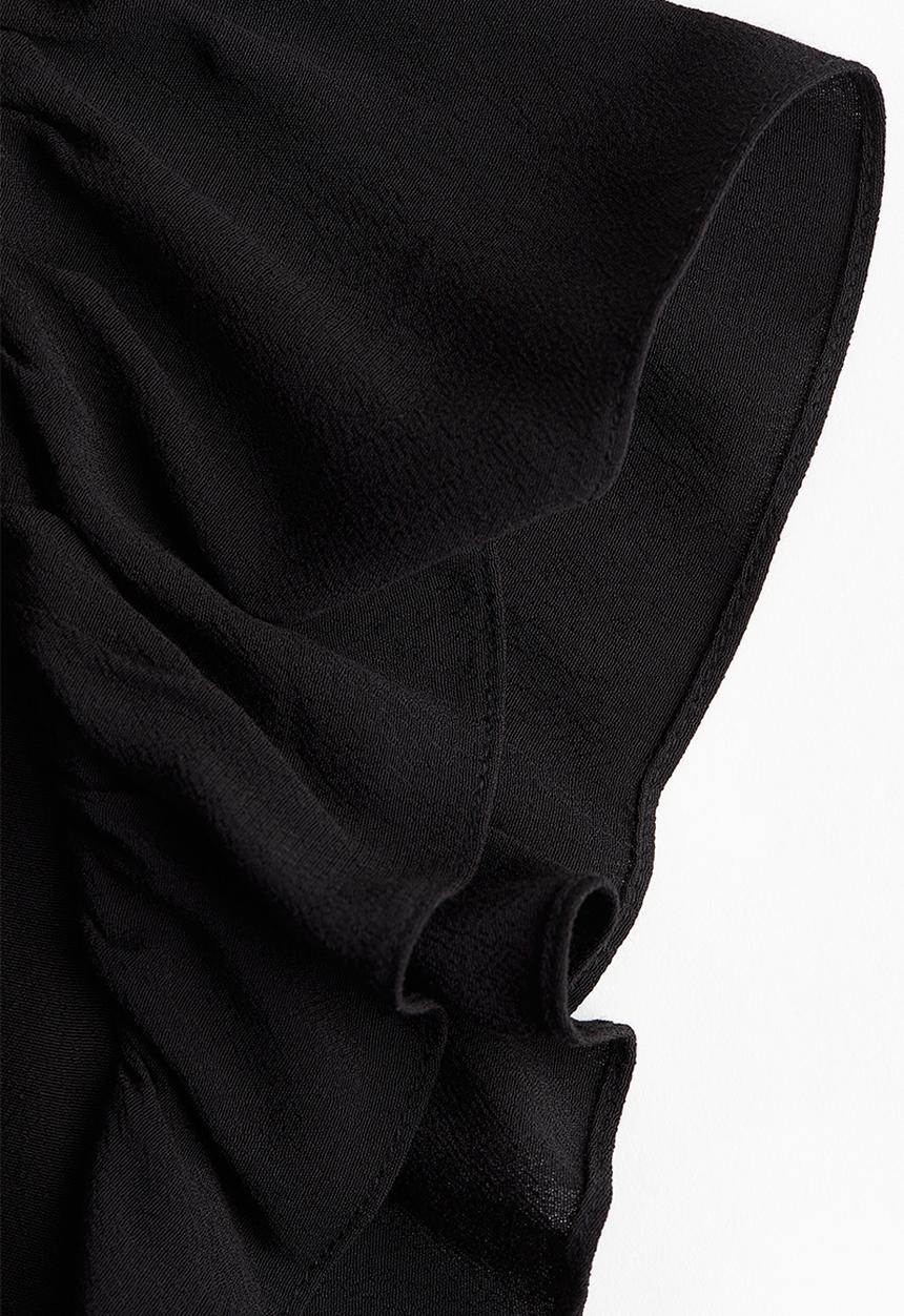 H&M - Asymmetric dress - black