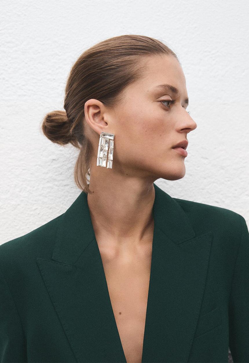 MANGO - Blazer irese - green