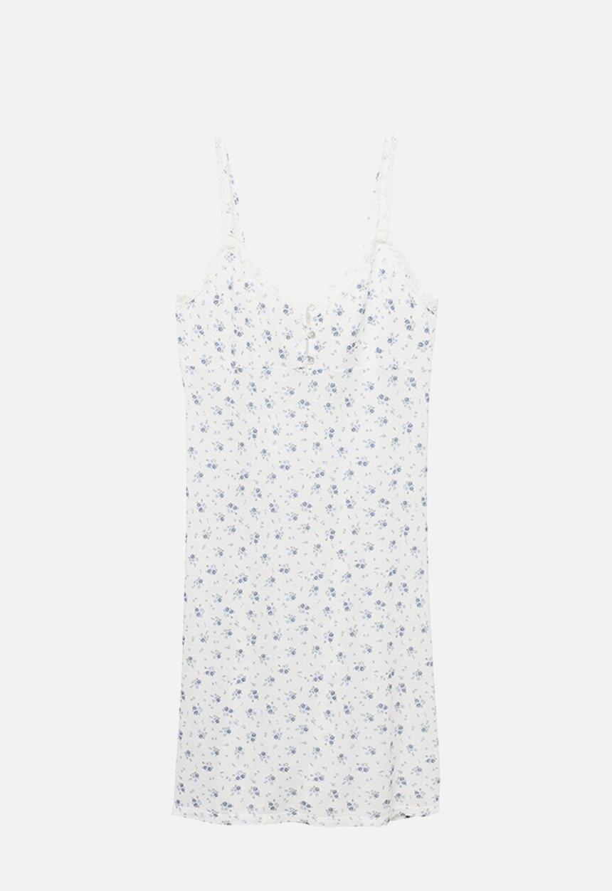 MANGO - Nightgown ario- white