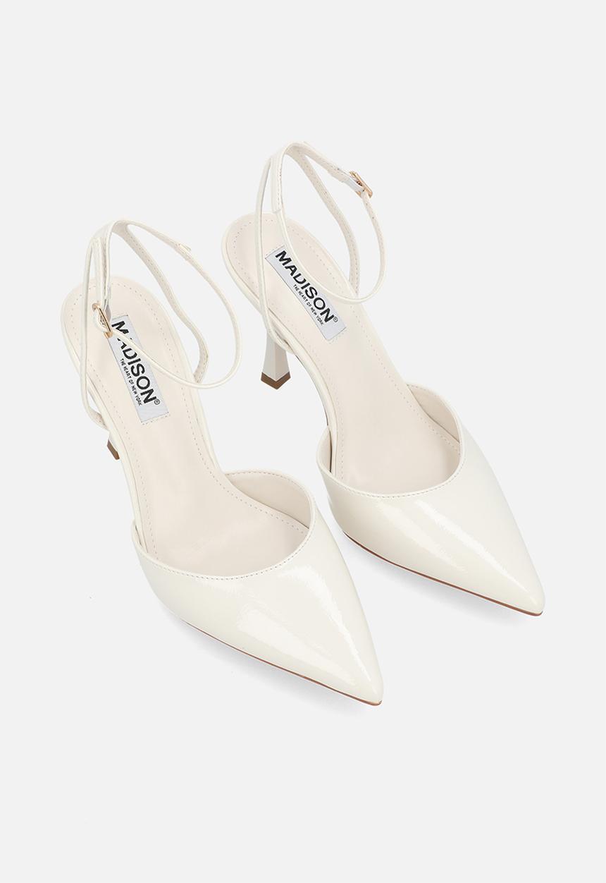 Madison® - Natalia closed toe ankle strap - off white