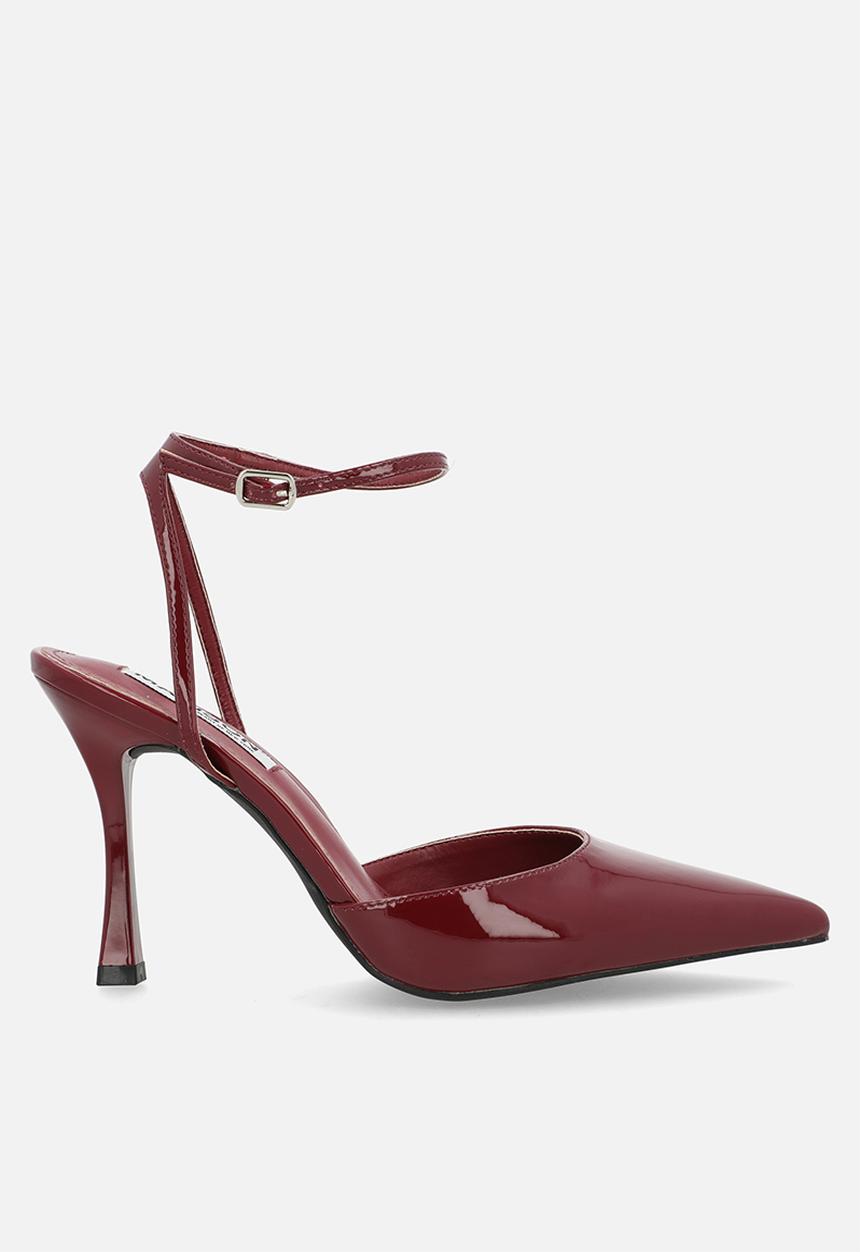 Madison® - Natalia closed toe ankle strap - wine