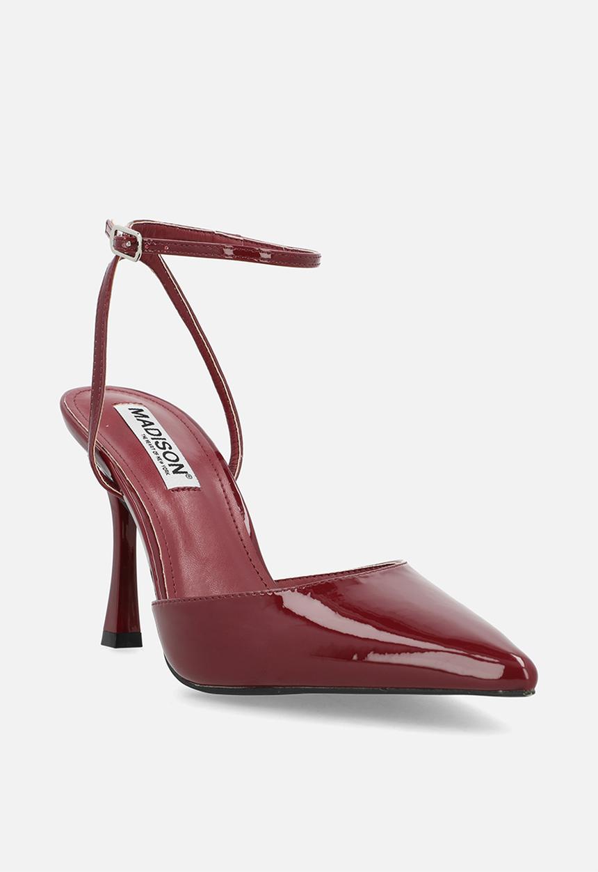 Madison® - Natalia closed toe ankle strap - wine