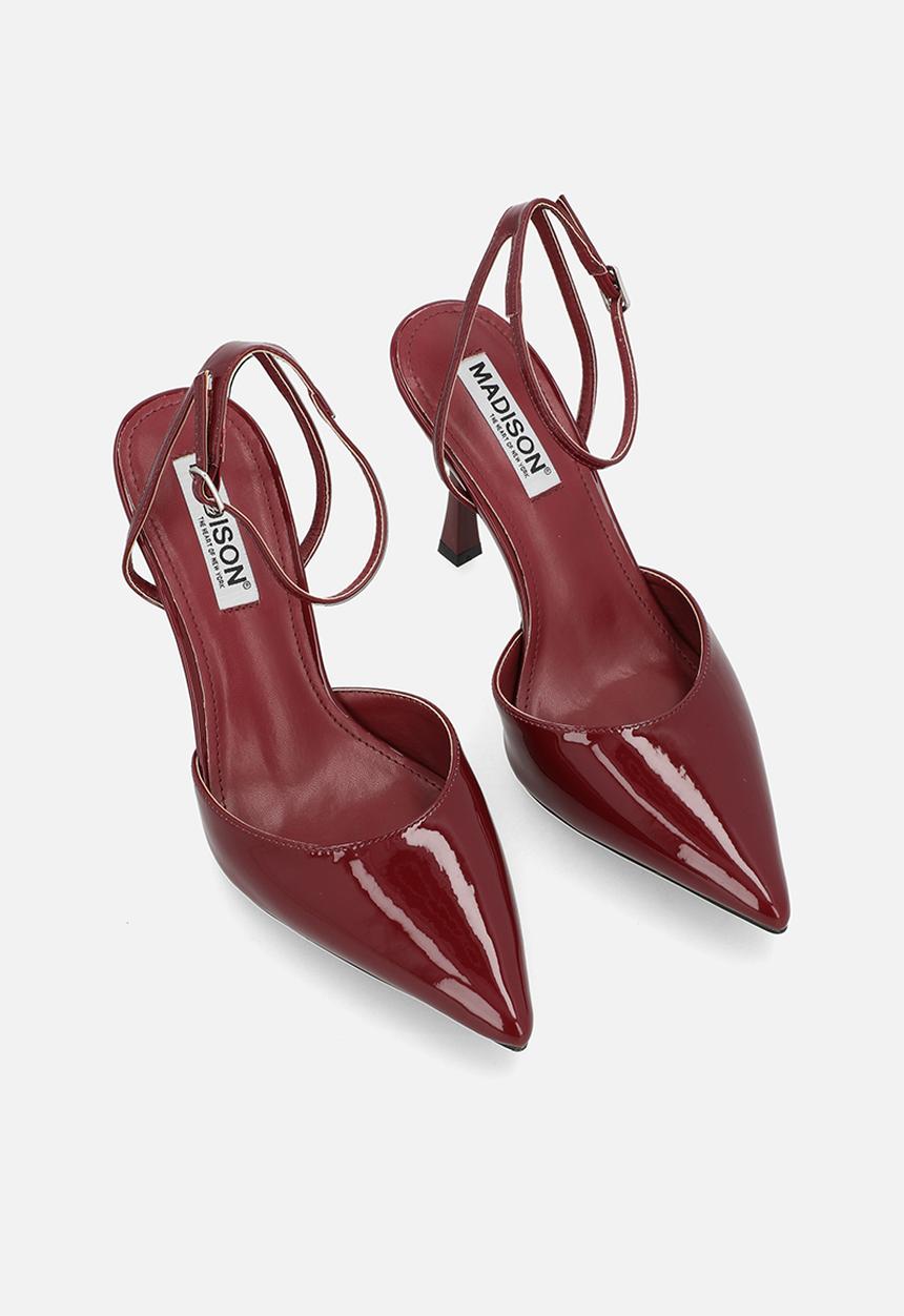 Madison® - Natalia closed toe ankle strap - wine