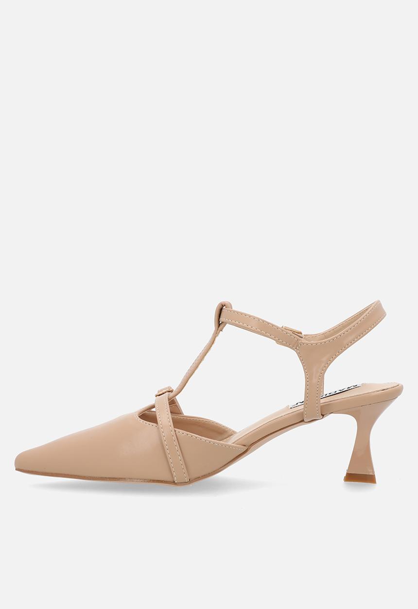 Madison® - Nadia closed toe ankle strap - nude