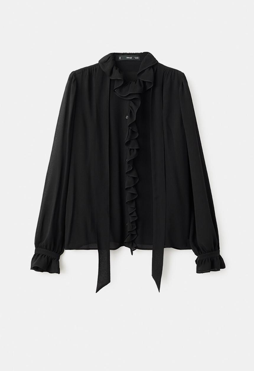 MANGO - Blouse bologna - black
