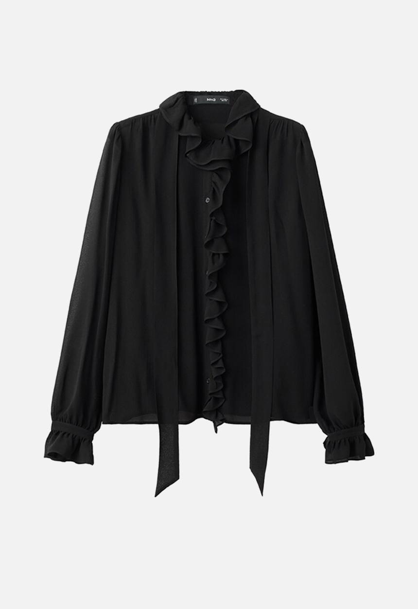 MANGO - Blouse bologna - black