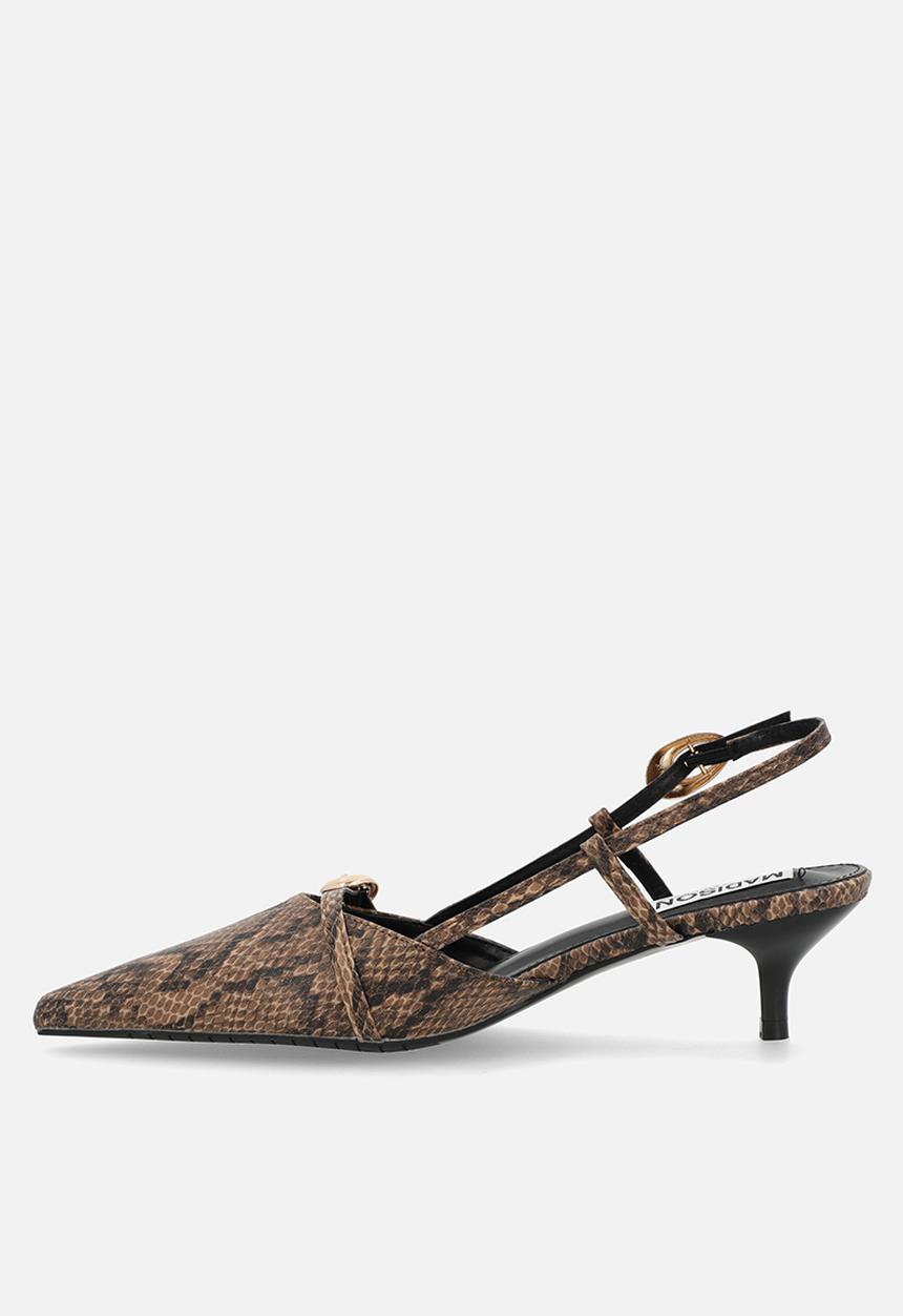 Madison® - Nadine closed toe slingback - snakeskin