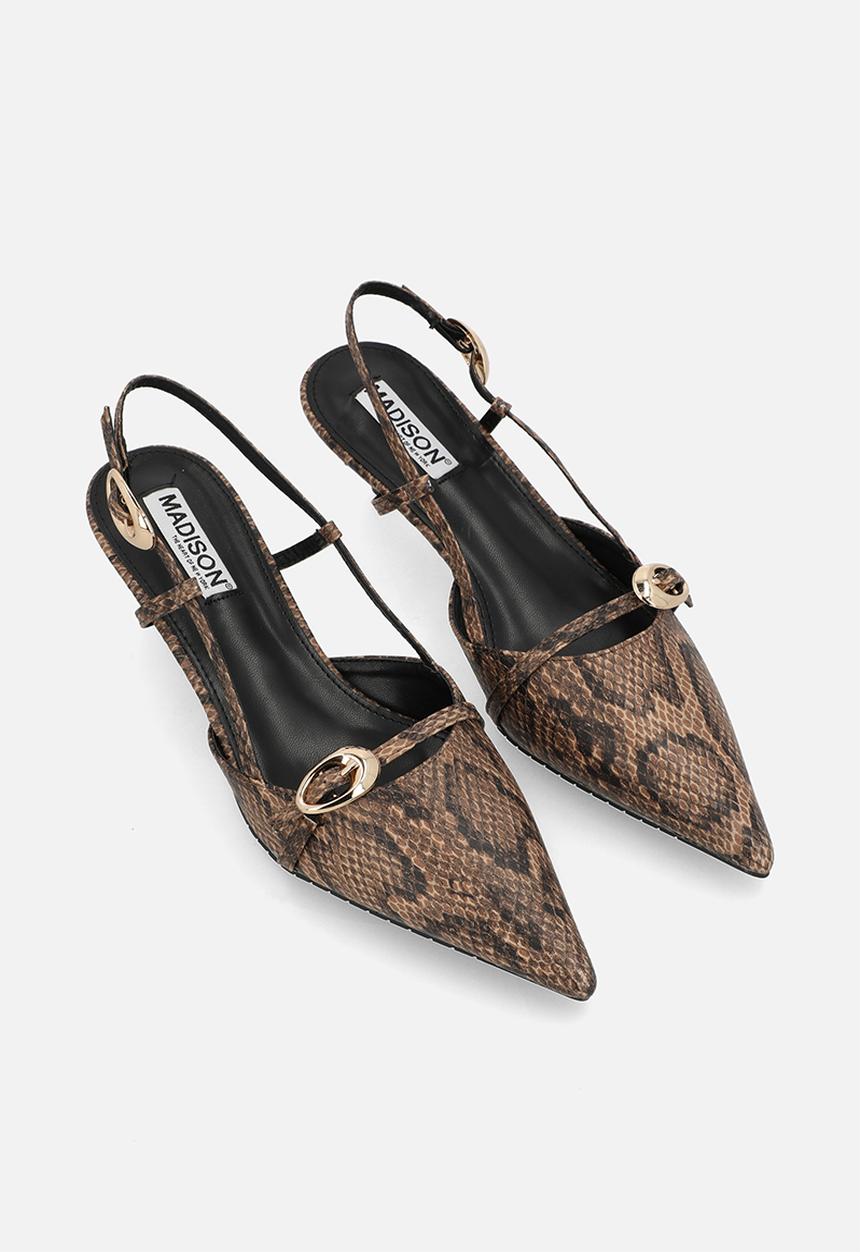 Madison® - Nadine closed toe slingback - snakeskin