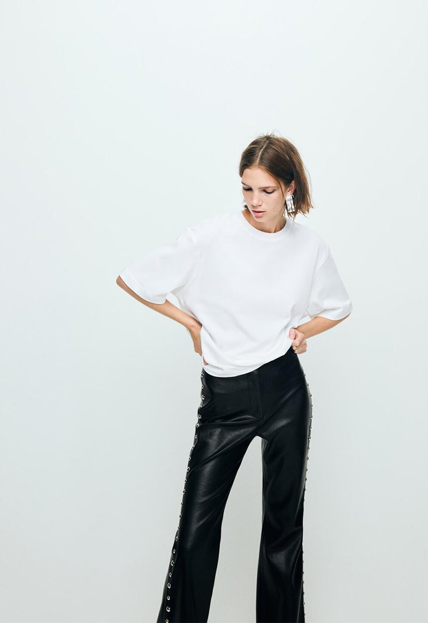 MANGO - Trousers ares - black