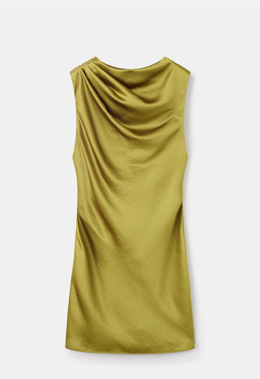 MANGO - Dress ilium - bright yellow