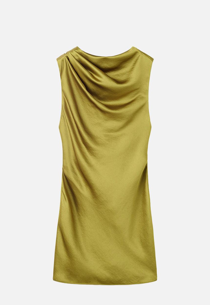 MANGO - Dress ilium - bright yellow
