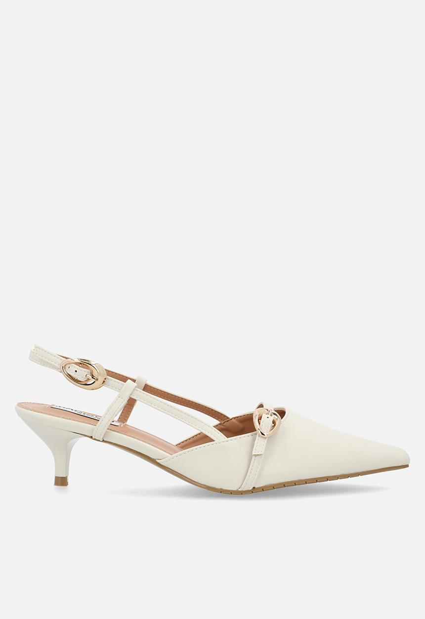 Madison® - Nadine closed toe slingback - off white