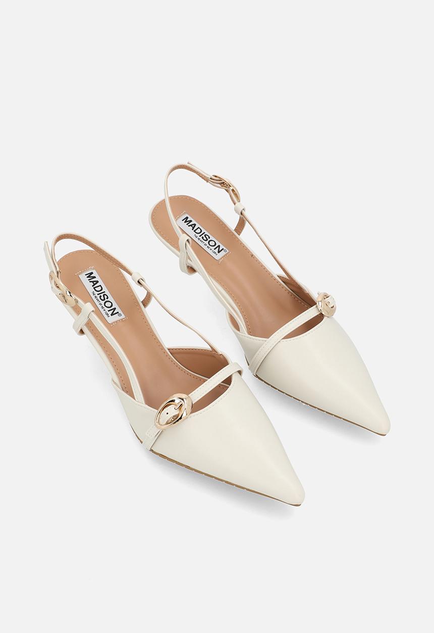 Madison® - Nadine closed toe slingback - off white